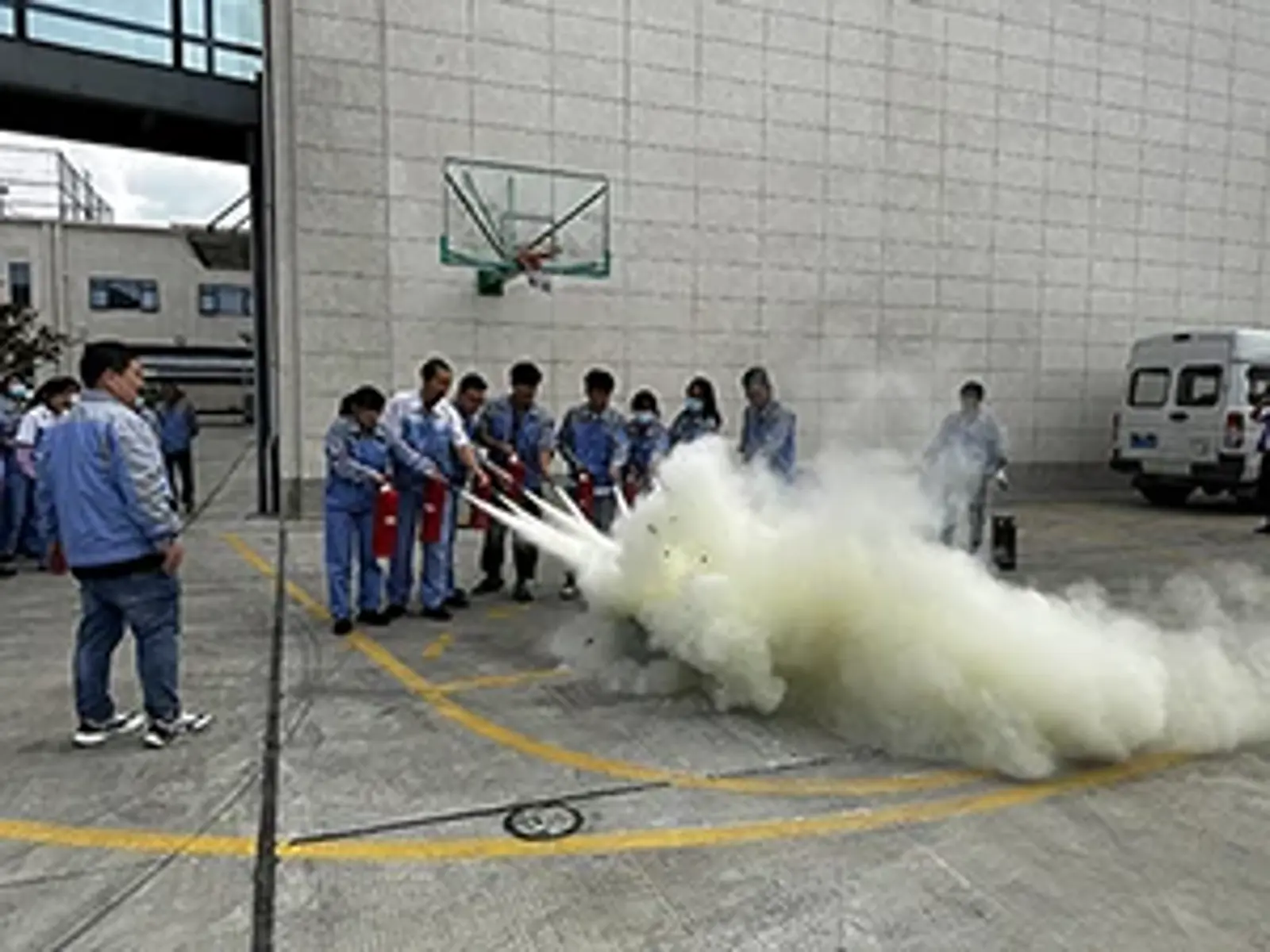 "Safety Important, Life First"  -- Airsafe safety fire training and rehearsal